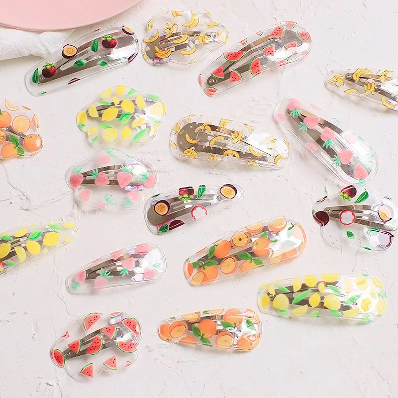 New Kids Hair Accessories Fruit Transparent Waterdrop BB Clip Hairpins Children Girls Cute Cartoon Hair Clips
New Kids Hair Accessories Fruit Transparent Waterdrop BB Clip Hairpins Children Girls Cute Cartoon Hair Clips