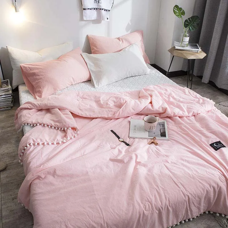 Washable Summer Air Condition Quilts with Ball Breathable Lightweight Throw blankets for Bed Sofa Travel Camping
Washable Summer Air Condition Quilts with Ball Breathable Lightweight Throw blankets for Bed Sofa Travel Camping