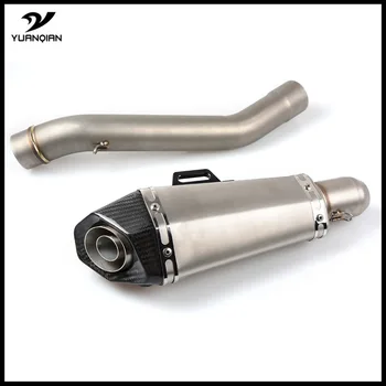 Motorcycle Exhaust Pipe Muffler Pipe Modified Exhaust Muffler Middle Exhaust Pipe For kawasaki z800 Z 800 2013 2014 2015 2016
Motorcycle Exhaust Pipe Muffler Pipe Modified Exhaust Muffler Middle Exhaust Pipe For kawasaki z800 Z 800 2013 2014 2015 2016