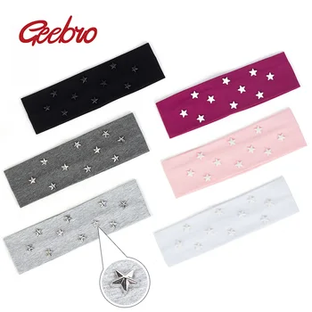 Geebro Summer Women Star Headband Girls Hair Accessories Solid Cotton Flat Stretchy Headband For Female Fashion Turban Spa DZ749
Geebro Summer Women Star Headband Girls Hair Accessories Solid Cotton Flat Stretchy Headband For Female Fashion Turban Spa DZ749