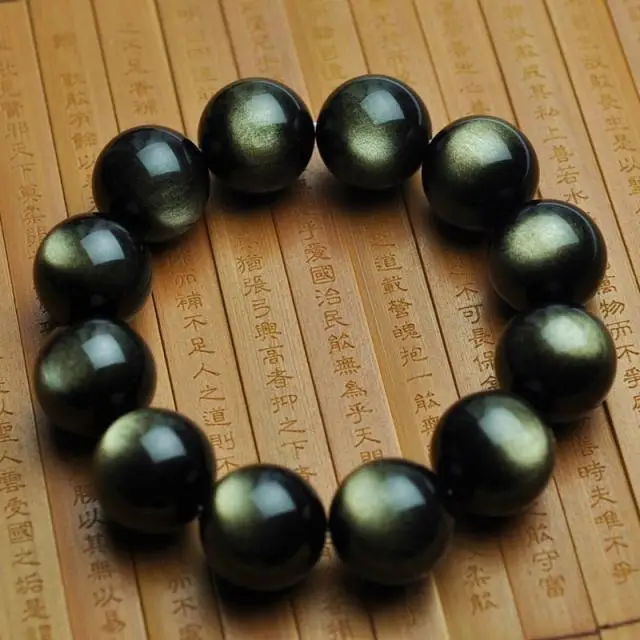 Natural Gold Obsidian Flash Woman Man Healing Round Beads Bracelets 10mm 12mm 14mm 16mm 18mm 20mm AAAAA Drop Shipping
Natural Gold Obsidian Flash Woman Man Healing Round Beads Bracelets 10mm 12mm 14mm 16mm 18mm 20mm AAAAA Drop Shipping