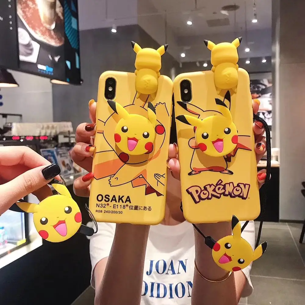 Fashion Japan Cute Cartoon 4 in 1 Case+Lanyard+Holder+Doll For iphone 6 s 7 8 8Plus X XS XR MAX Soft Silicon Phone Cover
Fashion Japan Cute Cartoon 4 in 1 Case+Lanyard+Holder+Doll For iphone 6 s 7 8 8Plus X XS XR MAX Soft Silicon Phone Cover