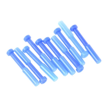 10PCS 4MM Blue Nylon Hose Tube Push Fit Connector Pneumatic Blanking Plug