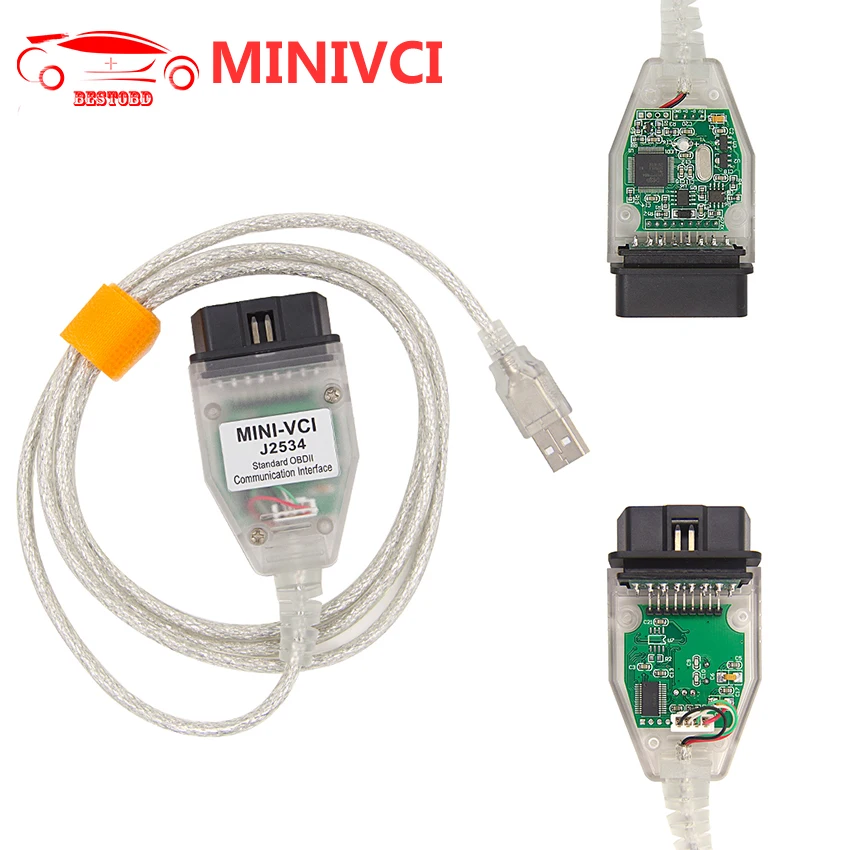 Mini vci V13.00.022 J2534 For Toyota with FTDI FT232RL Chip TIS Techstream OBD2 Car Diagnostic Cable MINI-VCI MINIVCI
Mini vci V13.00.022 J2534 For Toyota with FTDI FT232RL Chip TIS Techstream OBD2 Car Diagnostic Cable MINI-VCI MINIVCI