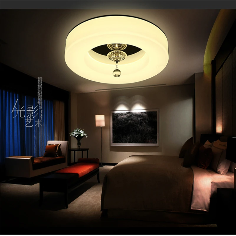 

LED ceiling lights modern living room dining room lights balcony corridor crystal lamp ceiling lamps villa house lamp ZCL FG132