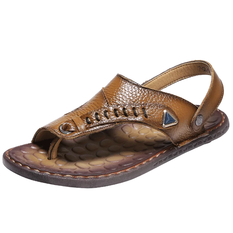 2019 New Summer Men's Slippers Fashion Outdoor Man Slides Non-slip Walking Beach Shoes Brown Male Flip Flops Casual Leather
2019 New Summer Men's Slippers Fashion Outdoor Man Slides Non-slip Walking Beach Shoes Brown Male Flip Flops Casual Leather