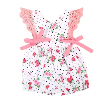 Lovely Newborn Baby Girls Strawberry Print Lace Romper Jumpsuit Outfits Summer Clothes Sunsuit 0-24M
Lovely Newborn Baby Girls Strawberry Print Lace Romper Jumpsuit Outfits Summer Clothes Sunsuit 0-24M