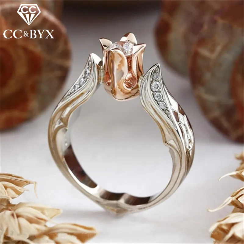 CC Vintage Rings For Women Rose Flower Cubic Zirconia Luxury Jewelry Party Bridal Wedding Engagement Anel Drop Shipping CC2305
CC Vintage Rings For Women Rose Flower Cubic Zirconia Luxury Jewelry Party Bridal Wedding Engagement Anel Drop Shipping CC2305