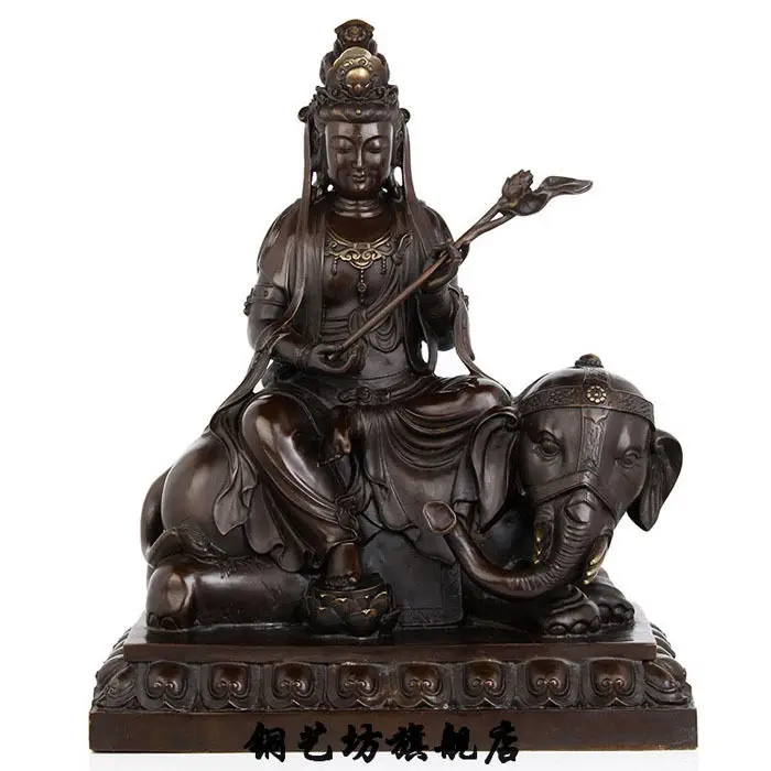 19" China Tibet Bronze Guanyin Kwan-yin Bodhisattva Ride Elephant Brass Statue QQ EW
19" China Tibet Bronze Guanyin Kwan-yin Bodhisattva Ride Elephant Brass Statue QQ EW
