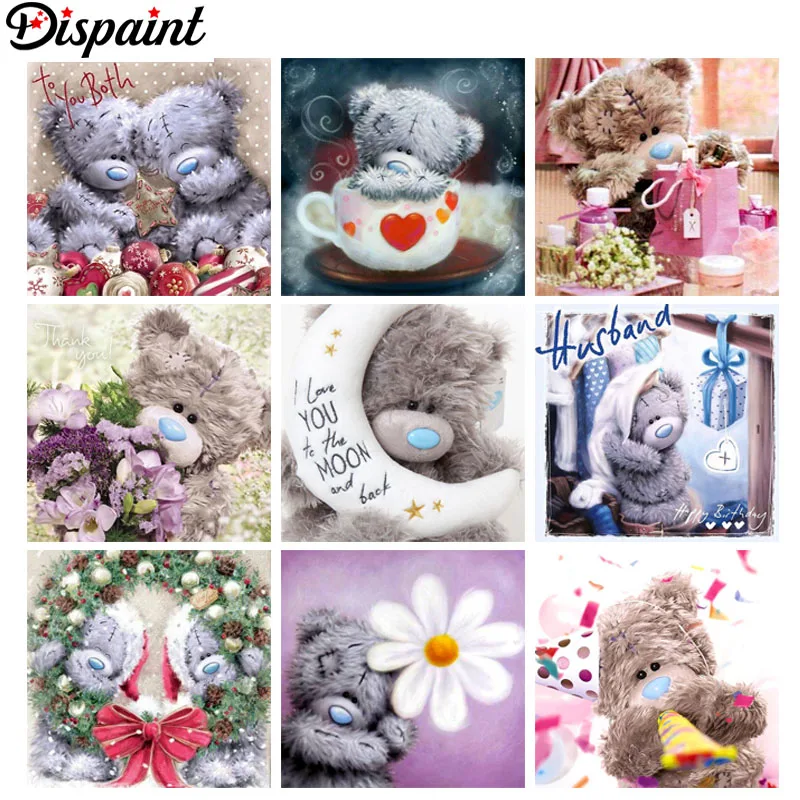 Dispaint Full Square/Round Drill 5D DIY Diamond Painting "Cartoon bear flower" 3D Embroidery Cross Stitch 5D Home Decor Gift
Dispaint Full Square/Round Drill 5D DIY Diamond Painting "Cartoon bear flower" 3D Embroidery Cross Stitch 5D Home Decor Gift