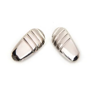 2 Pairs Metal Nose Pads Eyeglasses Accessories Sunglasses Nose Pads Screw In Gold Silver Colors 16*7mm
2 Pairs Metal Nose Pads Eyeglasses Accessories Sunglasses Nose Pads Screw In Gold Silver Colors 16*7mm