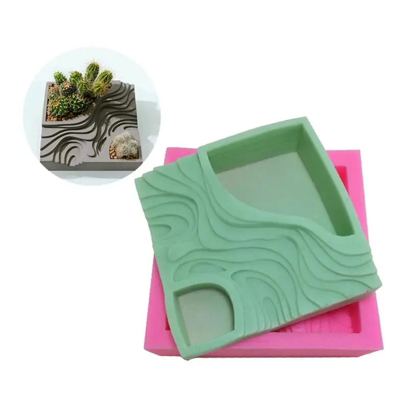 Succulent Plant Flower Pot Silicone Mold Gypsum Cement Fleshy Flower Bonsai DIY Ashtray Candle Holder Mould
Succulent Plant Flower Pot Silicone Mold Gypsum Cement Fleshy Flower Bonsai DIY Ashtray Candle Holder Mould