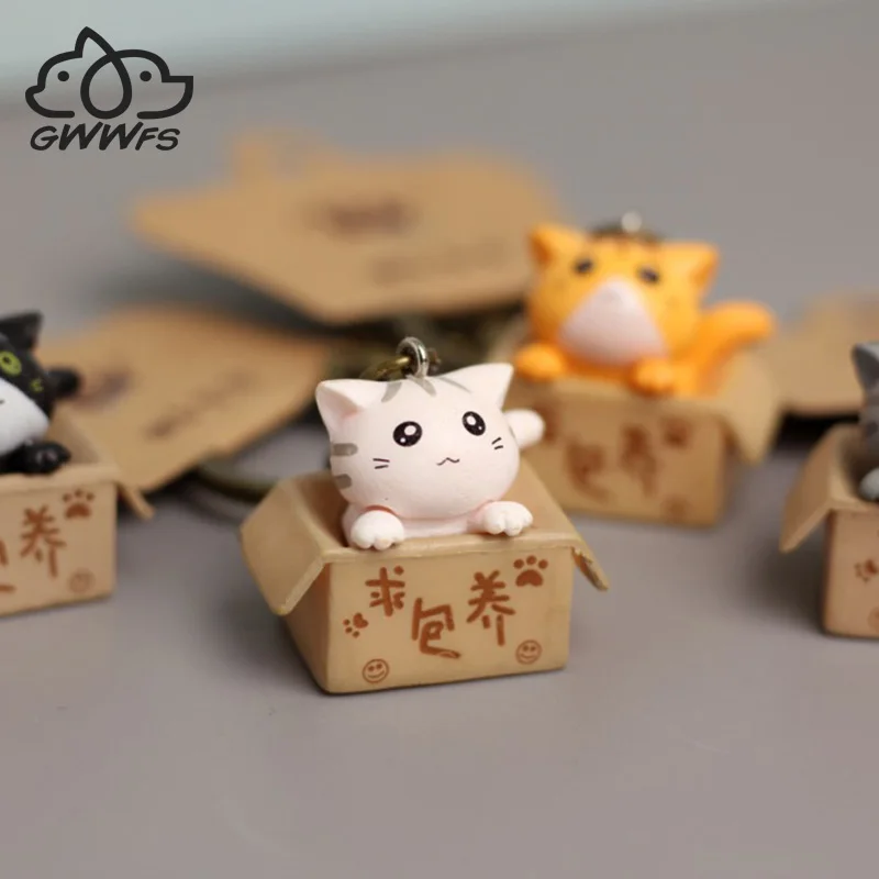 Cat And Box Cute Cat Couple Keychain Cat Car Key Chain Ladies Bag Pendant Small Jewelry Animal Key Ring Dating/Anniversar/Gift
Cat And Box Cute Cat Couple Keychain Cat Car Key Chain Ladies Bag Pendant Small Jewelry Animal Key Ring Dating/Anniversar/Gift
