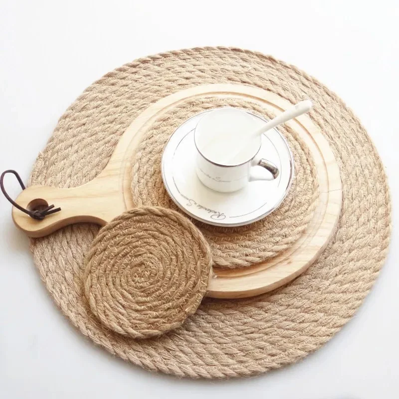 XIAO Round Thickened Home Table Flaxgrass Heat-proof Cushion Cup Cushion Pot Cushion
XIAO Round Thickened Home Table Flaxgrass Heat-proof Cushion Cup Cushion Pot Cushion