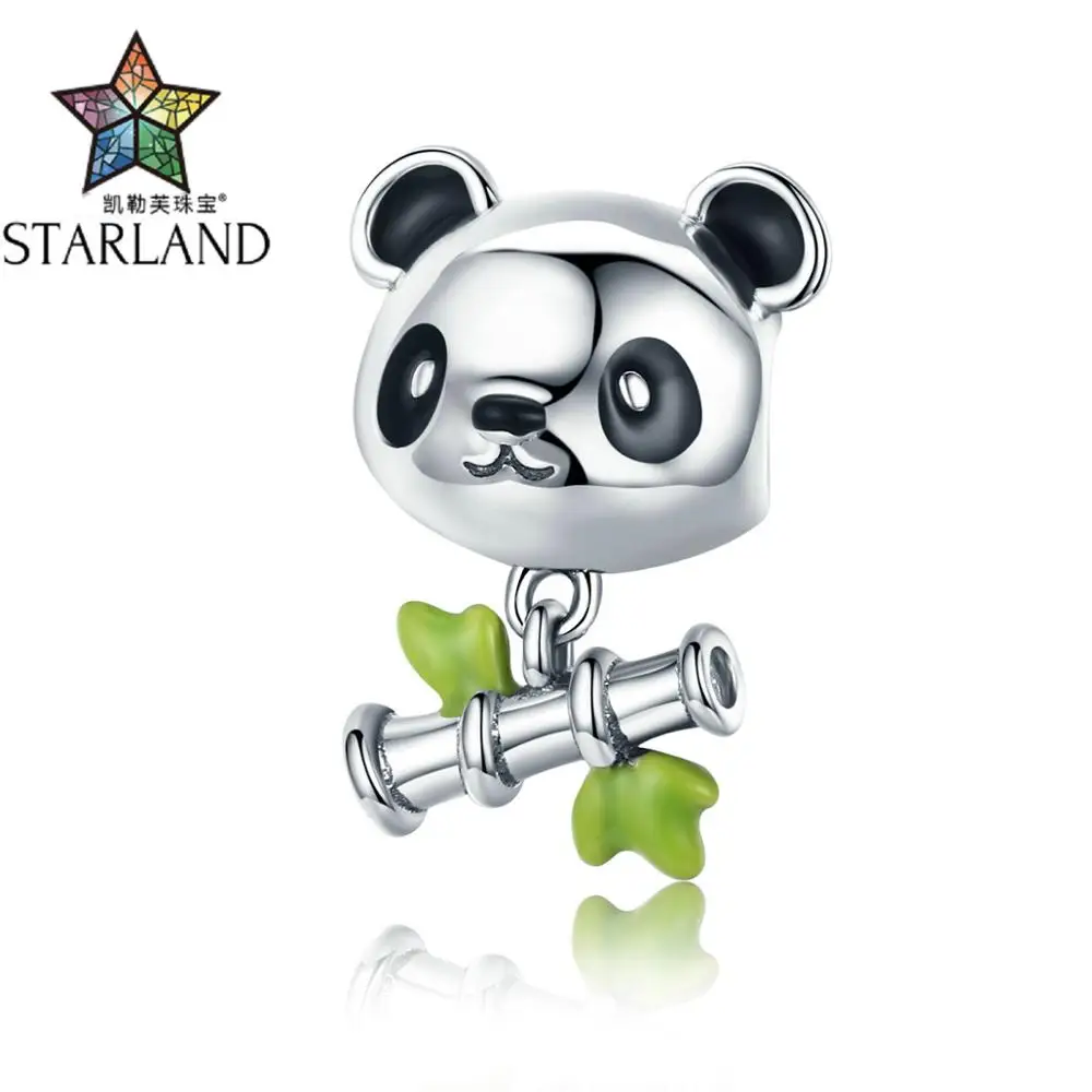 XINHUI Real 100% 925 Sterling Silver Lovely Bamboo & Panda Animal Charm fit Girls Charm Bracelet DIY Jewelry Girls Gift
XINHUI Real 100% 925 Sterling Silver Lovely Bamboo & Panda Animal Charm fit Girls Charm Bracelet DIY Jewelry Girls Gift