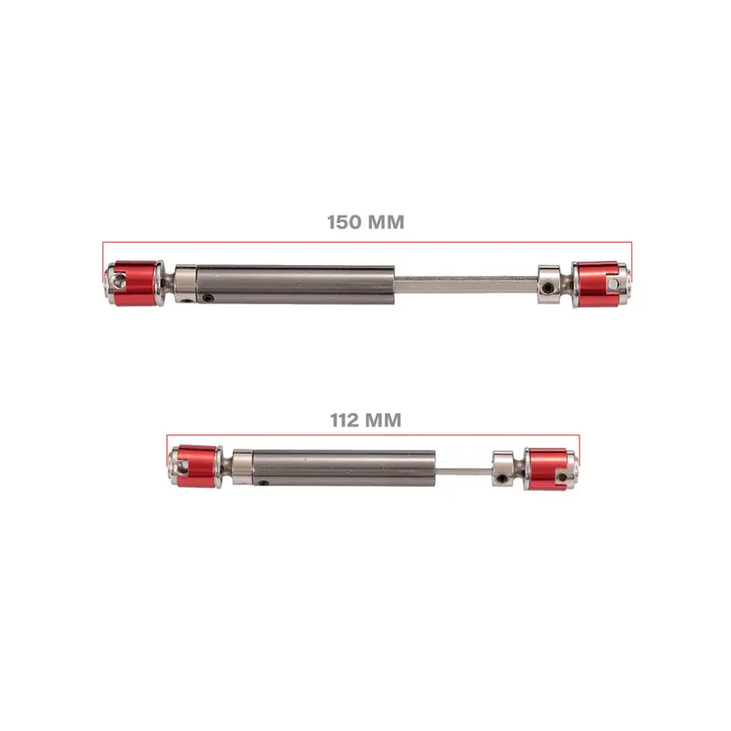 1PCS Upgrade Metal 112-155MM Drive Shaft for AXIAL SCX10 RC4WD D90 1/10 RC Car Parts
1PCS Upgrade Metal 112-155MM Drive Shaft for AXIAL SCX10 RC4WD D90 1/10 RC Car Parts