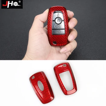 JHO REAL Carbon Fiber Remote Key Fob Shell Case Cover For 2018 Ford Explorer F150 Mustang EDGE Mondeo Car Styling Accessories
JHO REAL Carbon Fiber Remote Key Fob Shell Case Cover For 2018 Ford Explorer F150 Mustang EDGE Mondeo Car Styling Accessories