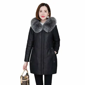 High quality leather Coat Women Down Jacket Thicken Coats Female Fox fur collar Hooded White duck down Sheepskin Outerwear A2888
High quality leather Coat Women Down Jacket Thicken Coats Female Fox fur collar Hooded White duck down Sheepskin Outerwear A2888