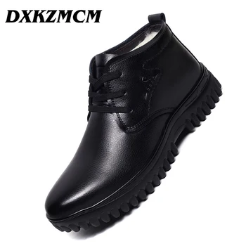 DXKZMCM Handmade Men Genuine Leather Winter Boots Wool Warm Snow Men Boots Ankle Boots For Men Business Dress Shoes
DXKZMCM Handmade Men Genuine Leather Winter Boots Wool Warm Snow Men Boots Ankle Boots For Men Business Dress Shoes