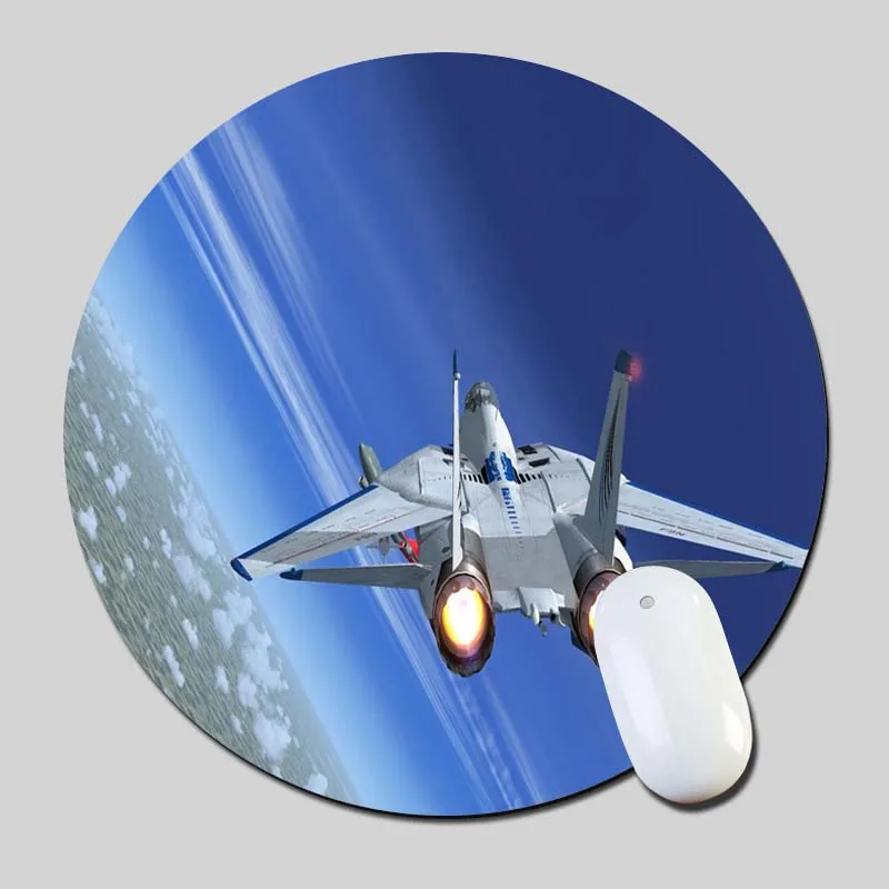 After Burner Airplane In The Sky 2016 Round Gaming font b Mouse b font Mats font