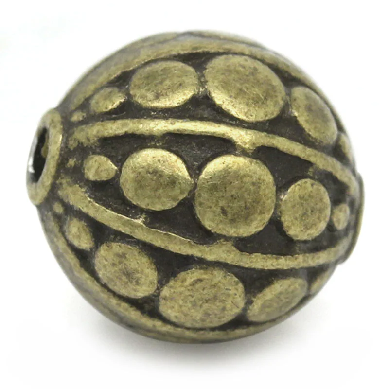 Doreen Box hot- Spacer Beads Round Ball Antique Bronze Stripe & Dot Carved 10x9mm,Hole:Approx 1.5mm.30PCs (K02720)
Doreen Box hot- Spacer Beads Round Ball Antique Bronze Stripe & Dot Carved 10x9mm,Hole:Approx 1.5mm.30PCs (K02720)