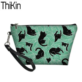 THIKIN Travel Toiletry Kit Bag for Make Up Women 3D Printing Cute Black Cat Pattern Cosmetic Case Ladies Portable Make Up Pouch
THIKIN Travel Toiletry Kit Bag for Make Up Women 3D Printing Cute Black Cat Pattern Cosmetic Case Ladies Portable Make Up Pouch