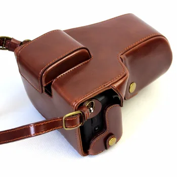 Deluxe Edition PU Leather Camera Bag Case Cover For Canon EOS M5 EOSM5 15-45mm 55-200mm Lens With Strap+Open Battery Design
Deluxe Edition PU Leather Camera Bag Case Cover For Canon EOS M5 EOSM5 15-45mm 55-200mm Lens With Strap+Open Battery Design