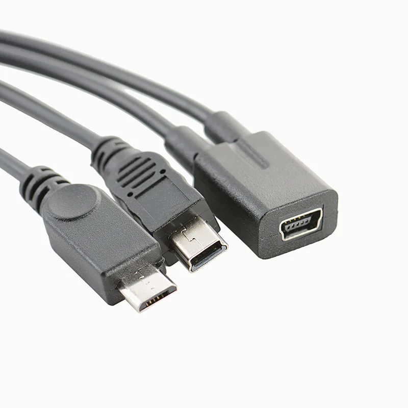 Мини-USB 5Pin «мама»-Mini usb 5pin «папа» + micro USB «папа» Y-разветвитель 1 в 2 конвертер зарядный кабель 30 см
Мини-USB 5Pin «мама»-Mini usb 5pin «папа» + micro USB «папа» Y-разветвитель 1 в 2 конвертер зарядный кабель 30 см