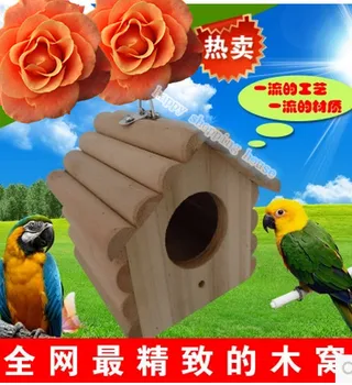 Pet birds nest wood parrot breeding box tree sparrow nest outdoor wooden hamster 13cm*13cm*13.5cm
Pet birds nest wood parrot breeding box tree sparrow nest outdoor wooden hamster 13cm*13cm*13.5cm