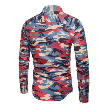 Men's Shirt Lapel Long Sleeve Camouflage Printing Casual Front Button For Business Party Best Sale-WT
Men's Shirt Lapel Long Sleeve Camouflage Printing Casual Front Button For Business Party Best Sale-WT