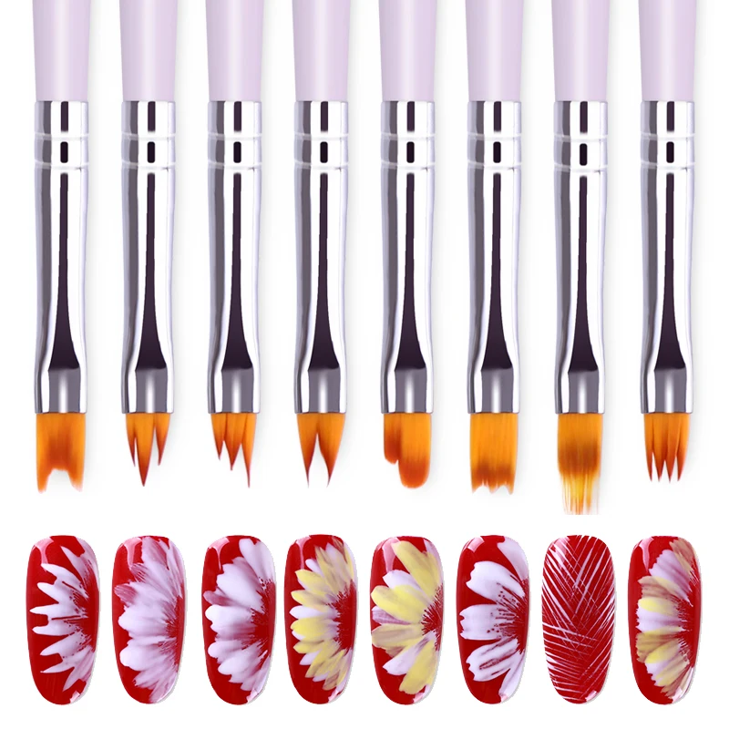 1 Pc Gradient Acrylic Painting Brush Set UV Gel Flower Drawing Pen Purple Handle Manicure Nail Art Tool DIY Kit Set
1 Pc Gradient Acrylic Painting Brush Set UV Gel Flower Drawing Pen Purple Handle Manicure Nail Art Tool DIY Kit Set