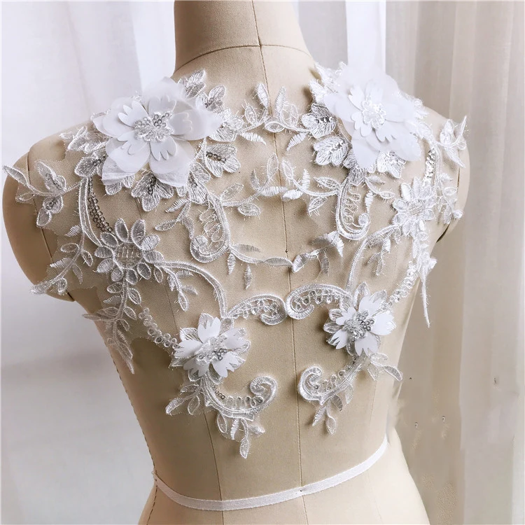 1Pcs 3D Flower Patch For Wedding Dress Embroidery Sequined Decoration Lace Fabrics Applique Diy Clothing Sew On Accessories
1Pcs 3D Flower Patch For Wedding Dress Embroidery Sequined Decoration Lace Fabrics Applique Diy Clothing Sew On Accessories
