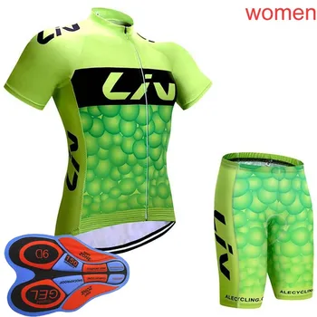 Liv women Cycling Short Sleeves jersey bib shorts sets 9D gel pad pro team bike clothes sports cycling clothing Breathable 3007L
Liv women Cycling Short Sleeves jersey bib shorts sets 9D gel pad pro team bike clothes sports cycling clothing Breathable 3007L