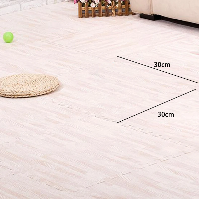 9Pcs 30x30cm Printed Wood Grain Interlocking Soft EVA Foam Floor Puzzle Mats For Gym Equipment Kids Play, White
9Pcs 30x30cm Printed Wood Grain Interlocking Soft EVA Foam Floor Puzzle Mats For Gym Equipment Kids Play, White
