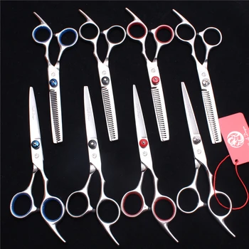 2Pcs 6.5" Purple Dragon Teflon Z1001 Haircut Set Professional Hairdressing Scissors Normal Scissors Thinning Shears Hair Shears
2Pcs 6.5" Purple Dragon Teflon Z1001 Haircut Set Professional Hairdressing Scissors Normal Scissors Thinning Shears Hair Shears