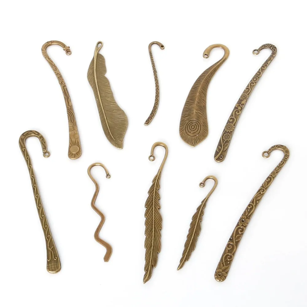 Wholesale 16 pcs Vintage Charms Mixed Bookmarks Pendant Antique bronze Fit Bracelets Necklace DIY Metal Jewelry Making
Wholesale 16 pcs Vintage Charms Mixed Bookmarks Pendant Antique bronze Fit Bracelets Necklace DIY Metal Jewelry Making