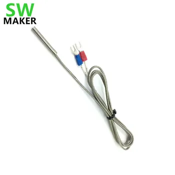 2pcs K-Type Thermocouple Temperature Sensor 3*30mm 4*30mm Dia 3/4mm for RepRap / Prusa 3D Printer Hotend Fast ship
2pcs K-Type Thermocouple Temperature Sensor 3*30mm 4*30mm Dia 3/4mm for RepRap / Prusa 3D Printer Hotend Fast ship