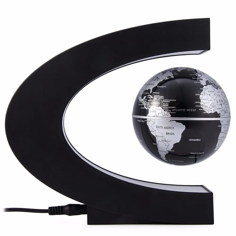 Magnetic Levitation Floating World Map Globe C Shape with LED Light Lamp Base Anti Gravityfor Kids Education Teaching Demo Home
Magnetic Levitation Floating World Map Globe C Shape with LED Light Lamp Base Anti Gravityfor Kids Education Teaching Demo Home