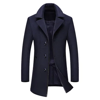 2018 New Winter Wool Coat Men Leisure Long Sections Woolen Coats Men's Pure Color Casual Fashion Jackets / Casual Men Overcoat
2018 New Winter Wool Coat Men Leisure Long Sections Woolen Coats Men's Pure Color Casual Fashion Jackets / Casual Men Overcoat