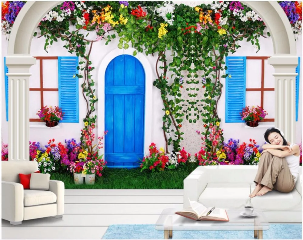 Custom mural photo 3d room wallpaper Blue and blue flowers and vines painting 3d wall murals wallpaper for wall 3 d
Custom mural photo 3d room wallpaper Blue and blue flowers and vines painting 3d wall murals wallpaper for wall 3 d