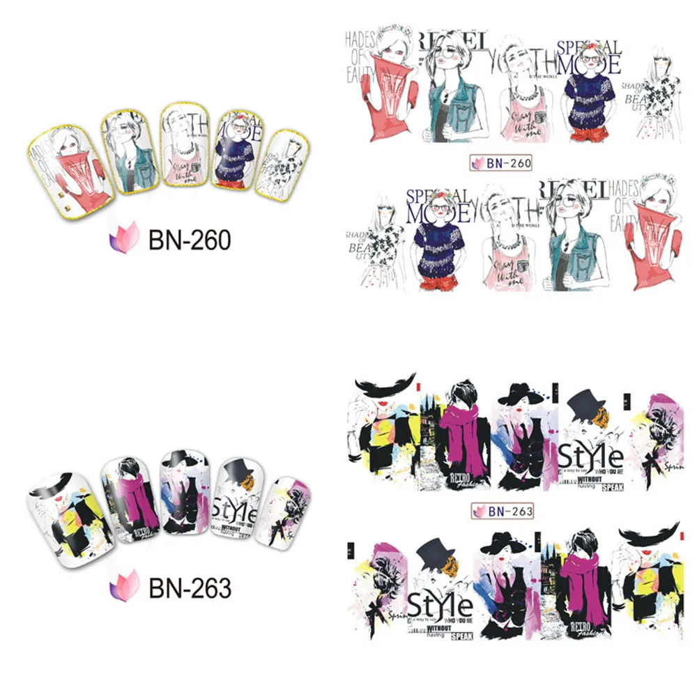 12PCS Personalized comics girl Sexy Lady Red Lips Nail Art Stickers Full Wraps DIY Designs Water Transfer Decal Tools BN253-264
12PCS Personalized comics girl Sexy Lady Red Lips Nail Art Stickers Full Wraps DIY Designs Water Transfer Decal Tools BN253-264