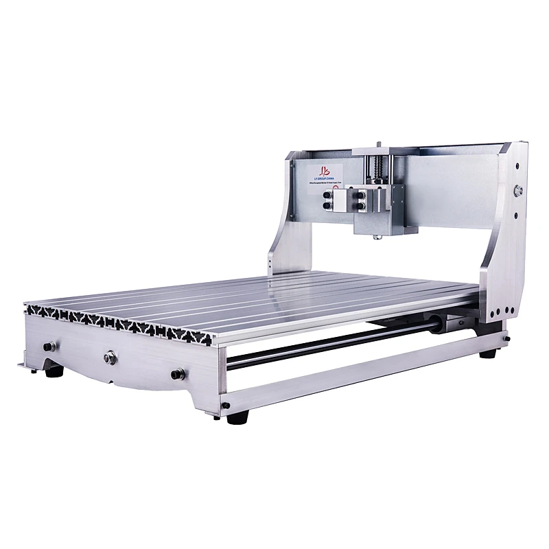 

Free Shipping!! CNC 6040 Router Frame kit CNC 6040Z milling machine DIY rack with bed, ball screw, optical axis, spindle clamp