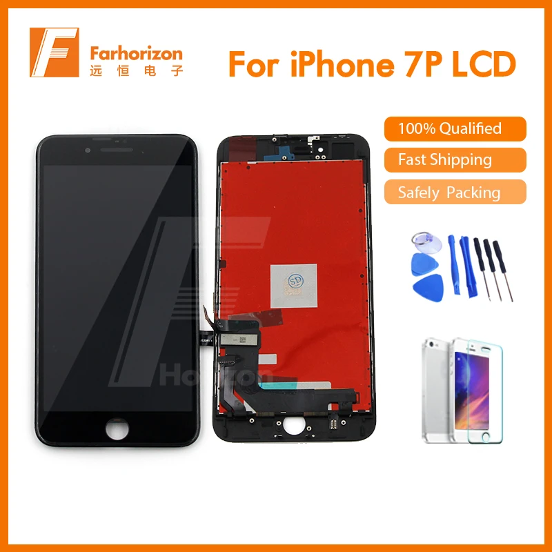 Retail 100% Tested LCD for iPhone 7 Plus of Capacitive Touch Screen & No Dead Pixel with Repair Kit & G
Retail 100% Tested LCD for iPhone 7 Plus of Capacitive Touch Screen & No Dead Pixel with Repair Kit & G