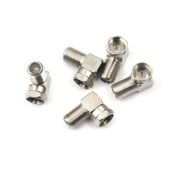 5pcs Right Angle 90 Degree Coaxial Connector Waterproof Connection F Male To F Female Adapter Connector RG6, RG59 
5pcs Right Angle 90 Degree Coaxial Connector Waterproof Connection F Male To F Female Adapter Connector RG6, RG59