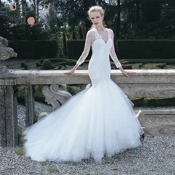 Rose Moda Three Quarter Lace Sleeves Mermaid Wedding Dress 2019 Vintage Bridal Dresses with Lace
Rose Moda Three Quarter Lace Sleeves Mermaid Wedding Dress 2019 Vintage Bridal Dresses with Lace