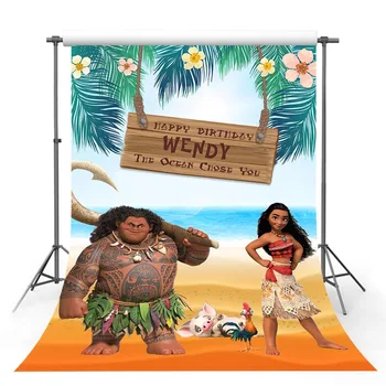 MEHOFOTO Girls Moana Birthday Backdrop Background 7x5ft Waialiki Maui Party Event Banner Newborn Photo Studio
MEHOFOTO Girls Moana Birthday Backdrop Background 7x5ft Waialiki Maui Party Event Banner Newborn Photo Studio