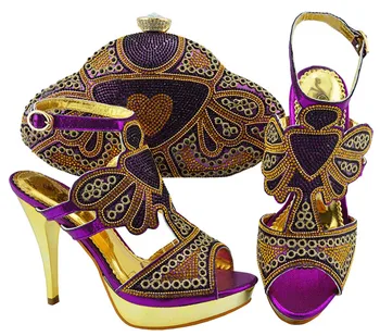Italian Matching Shoes and Bag Set African Wedding Shoe and Bag set Italy Shoe and Handbag Summer Set Women Purple color JZC004
Italian Matching Shoes and Bag Set African Wedding Shoe and Bag set Italy Shoe and Handbag Summer Set Women Purple color JZC004