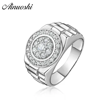 AINOUSHI Classic 925 Sterling Silver Wedding Engagement Men Rings Fashion Anniversary Party Male Silver Rings Jewelry anillo
AINOUSHI Classic 925 Sterling Silver Wedding Engagement Men Rings Fashion Anniversary Party Male Silver Rings Jewelry anillo