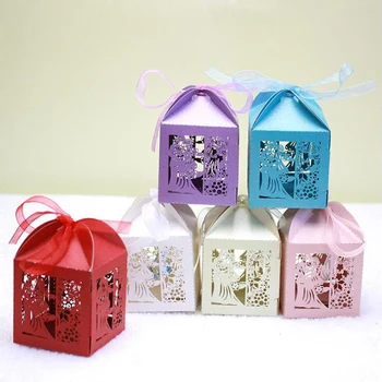 100 bride and groom wedding favor box laser cut candy box Sweets Gift Favor Boxes With Ribbon wedding party decoration supplies
100 bride and groom wedding favor box laser cut candy box Sweets Gift Favor Boxes With Ribbon wedding party decoration supplies