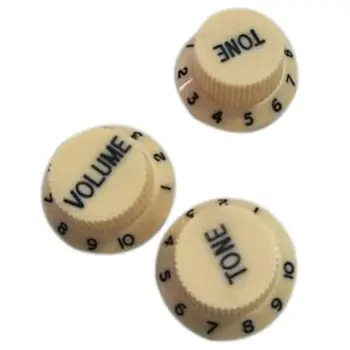 Music-S-New Cream Dark Blue Font 1 Volume& 2 Tone Guitar Control Knobs For Fender Strat
Music-S-New Cream Dark Blue Font 1 Volume& 2 Tone Guitar Control Knobs For Fender Strat